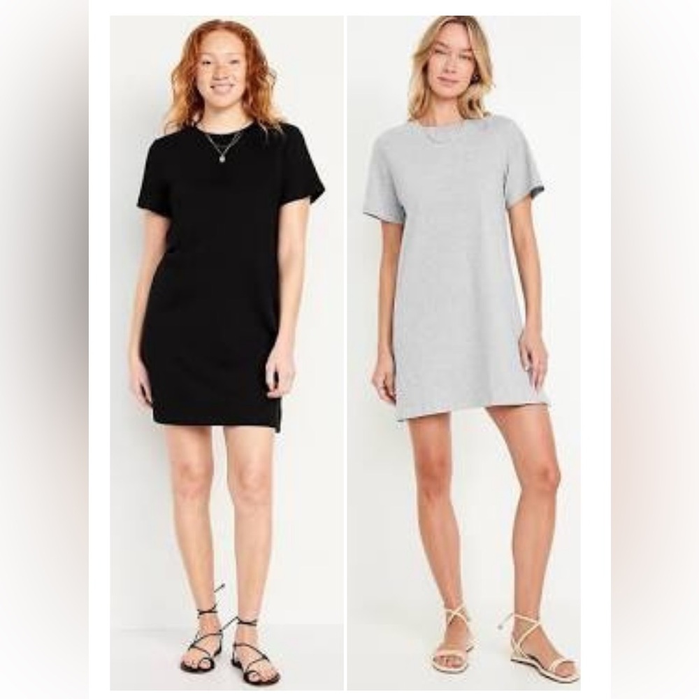 Old Navy cotton T-shirt dress bundle.